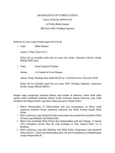 Kasus Penipuan Weeding Organizer: Batal Mendadak H-3,Rp 52 Juta Diganti Sertifikat Rumah