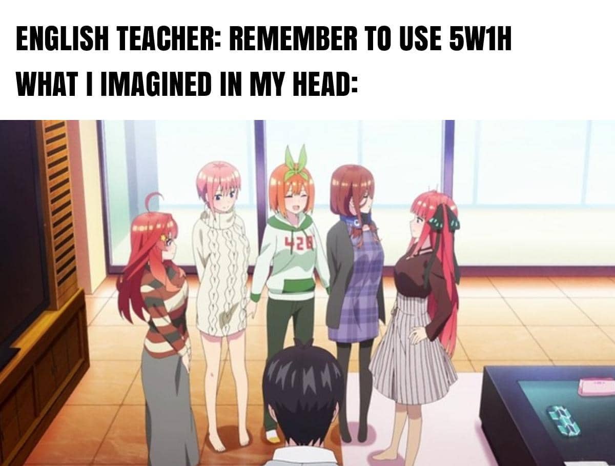 8 meme anime tentang belajar bahasa Inggris, relate?
