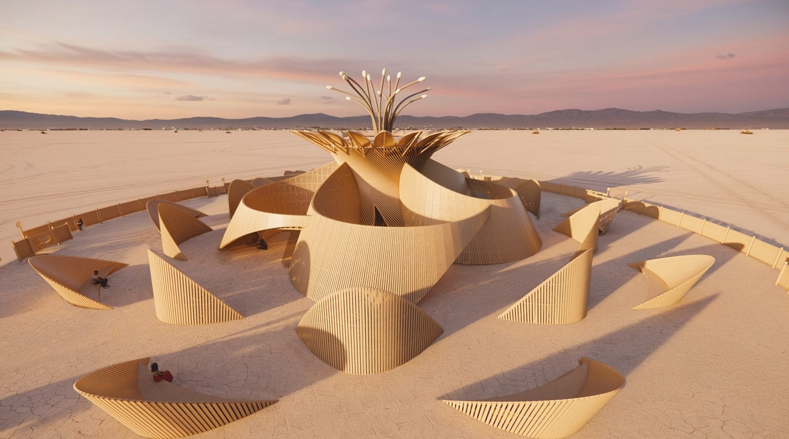 Sambut tampilan baru festival seni Burning Man Temple 2026!